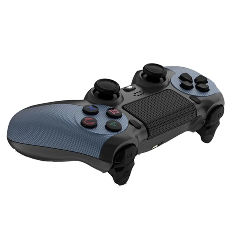 KM048 Беспроводной контроллер Bluetooth для PS4 Беспроводная игровая ручка 4.0 с поддержкой светового индикатора, 6-осевая функция, функция вибрации - Белый