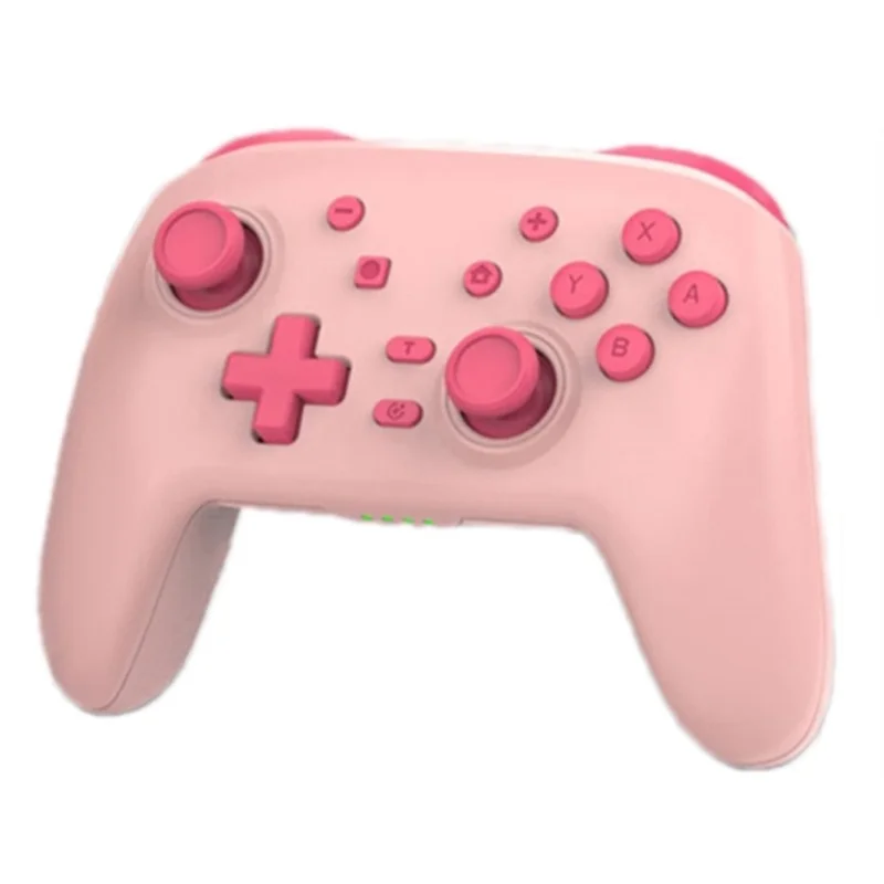 S07 Controlador Sem Fio Bluetooth para Nintendo Switch Pro Controller Gamepad Portátil Joystick de Jogo - Rosa