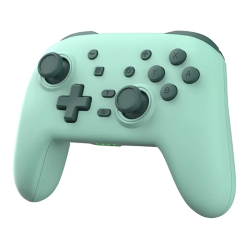 S07 Wireless Bluetooth-compatible Controller for Nintendo Switch Pro Controller Gamepad Portable Gaming Joystick Handle - Green