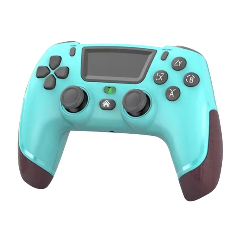 P06 Wireless Game Controller with Six Axis Gyroscope Dual Vibration Gamepad for PS4 / Switch / PC / TV - Fruit Blue