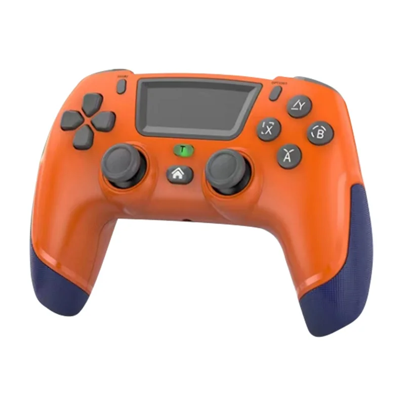 P06 Wireless Game Controller with Six Axis Gyroscope Dual Vibration Gamepad for PS4 / Switch / PC / TV - Orange