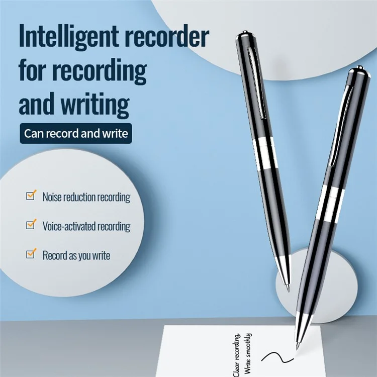 Registratore vocale digitale mini Q91 8GB Penna vocale attivata MP3 Player U Disk Writing Pen
