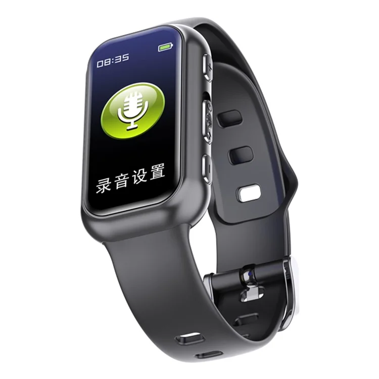 S16 8GB Audio Voice Bracelet Recording Device Noise Cancelling Recorder with Password, E-Book, Play Music