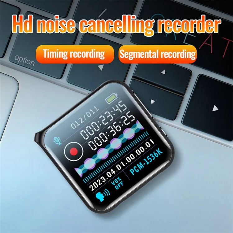 M30 32GB Audio Voice Sound Recorder Noise Cancelling Recorder Support FM Radio Alarm Clock MP3 Player