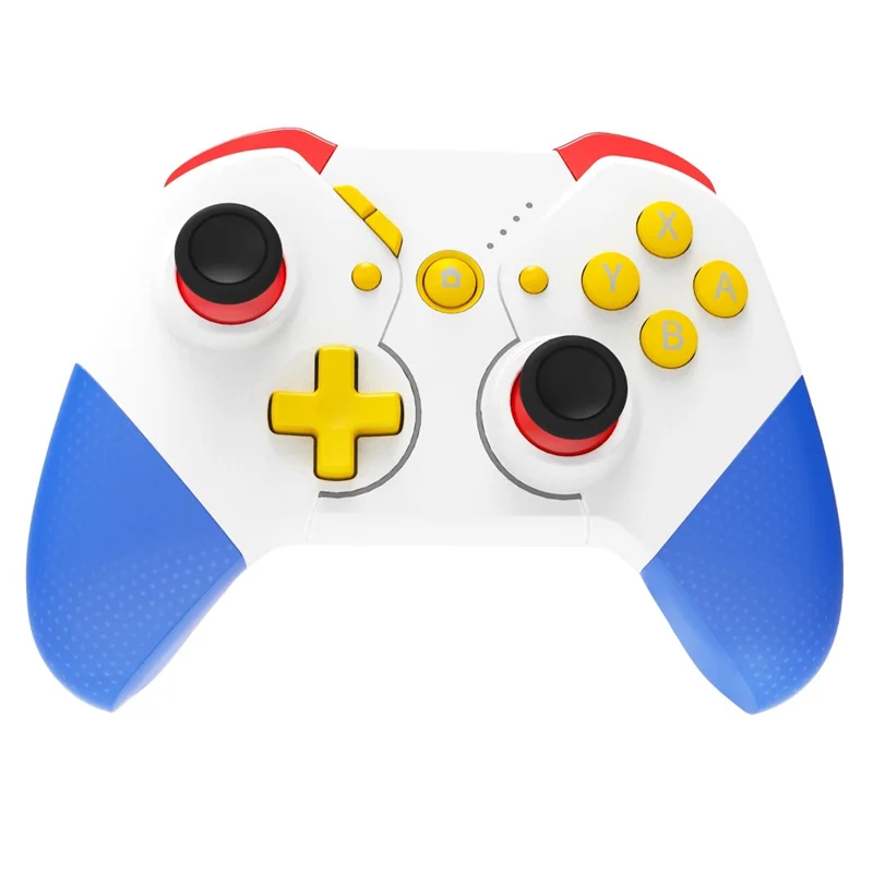 Беспроводной игровой контроллер SW531 для Nintendo Switch, геймпад с поддержкой Bluetooth и светодиодной подсветкой — синий+белый