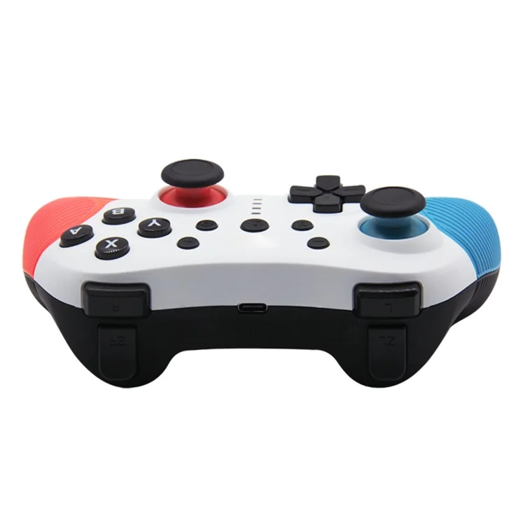 HS-SW510 Wireless Controller for Nintendo Switch , Bluetooth-compatible Multi-Platform Gamepad Joystick with Turbo Function - Red+Blue