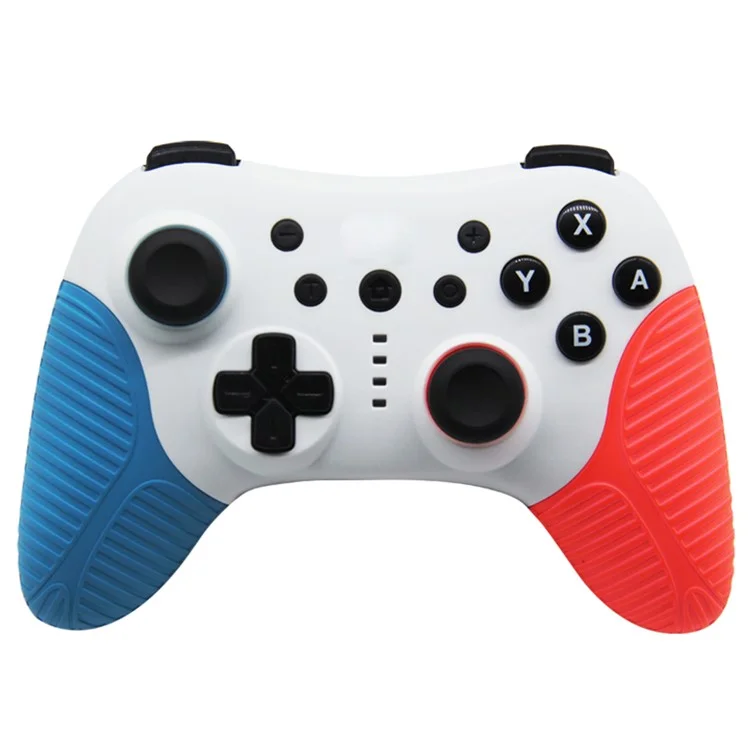 HS-SW510 Wireless Controller for Nintendo Switch , Bluetooth-compatible Multi-Platform Gamepad Joystick with Turbo Function - Red+Blue
