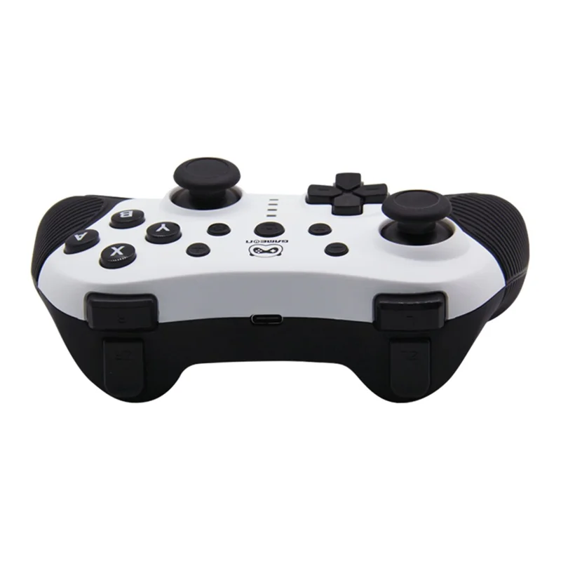 Controller Wireless HS-SW510 per Nintendo Switch, Joystick Gamepad Compatibile con Bluetooth per Piattaforme Multiple con Funzione Turbo - Nero+Bianco