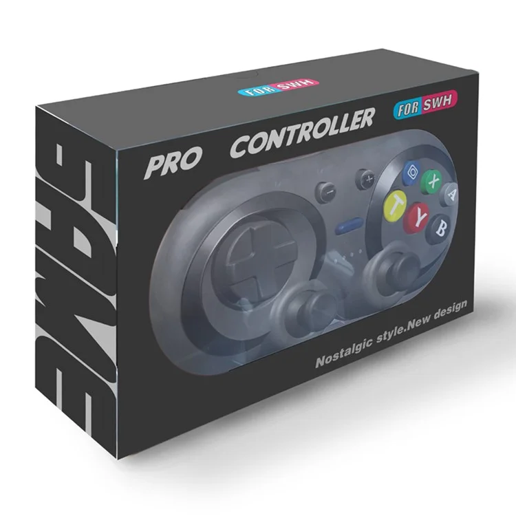 8726 Wireless Gamepad Bluetooth-compatible 5.0 / 2.4G Dual Mode Controller with Telescopic Phone Bracket for Nintendo Switch / iOS / Android