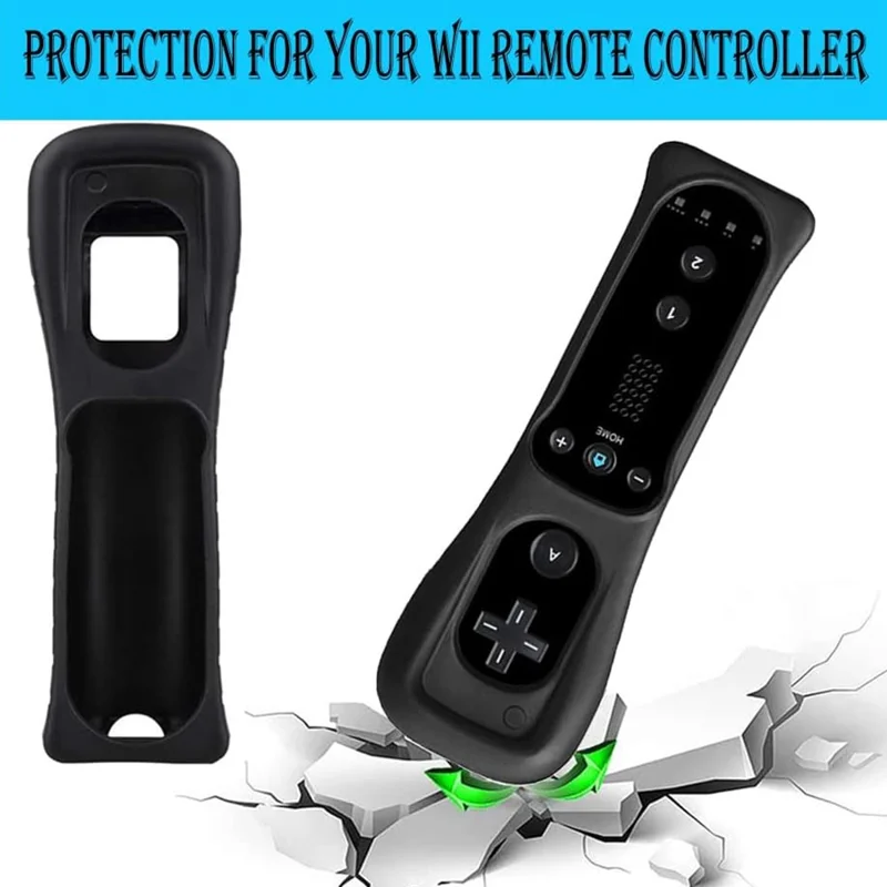 8510 Wireless 3-Achsen-Controller für die W-II-Spielekonsolen-Plattform Gamepad (ohne Beschleuniger) - Schwarz