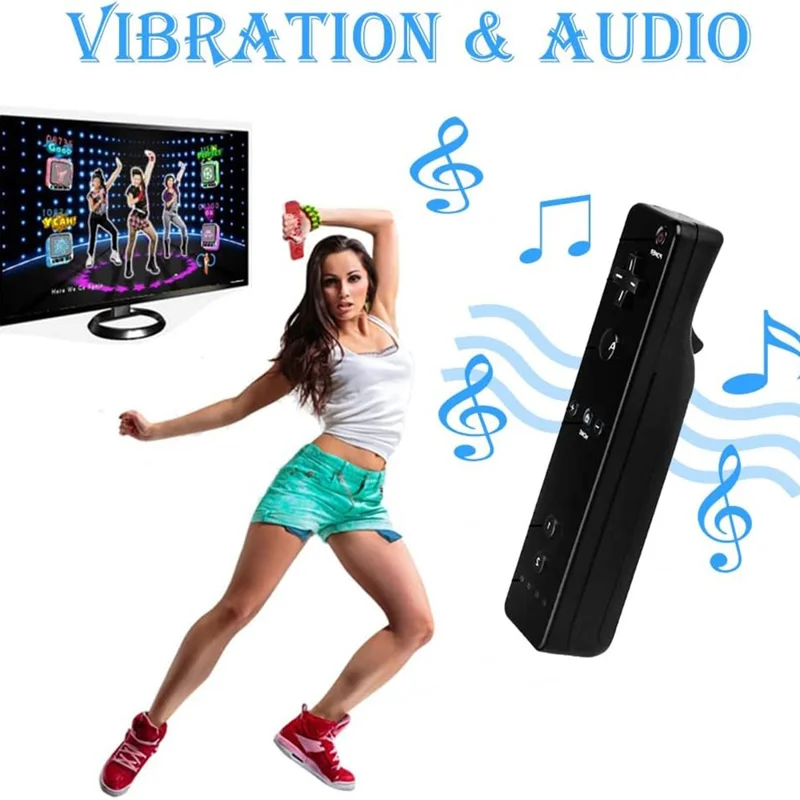 8510 Wireless 3-Axis Controller for W-II Game Console Platform Gamepad (without Accelerator) - Hot Pink