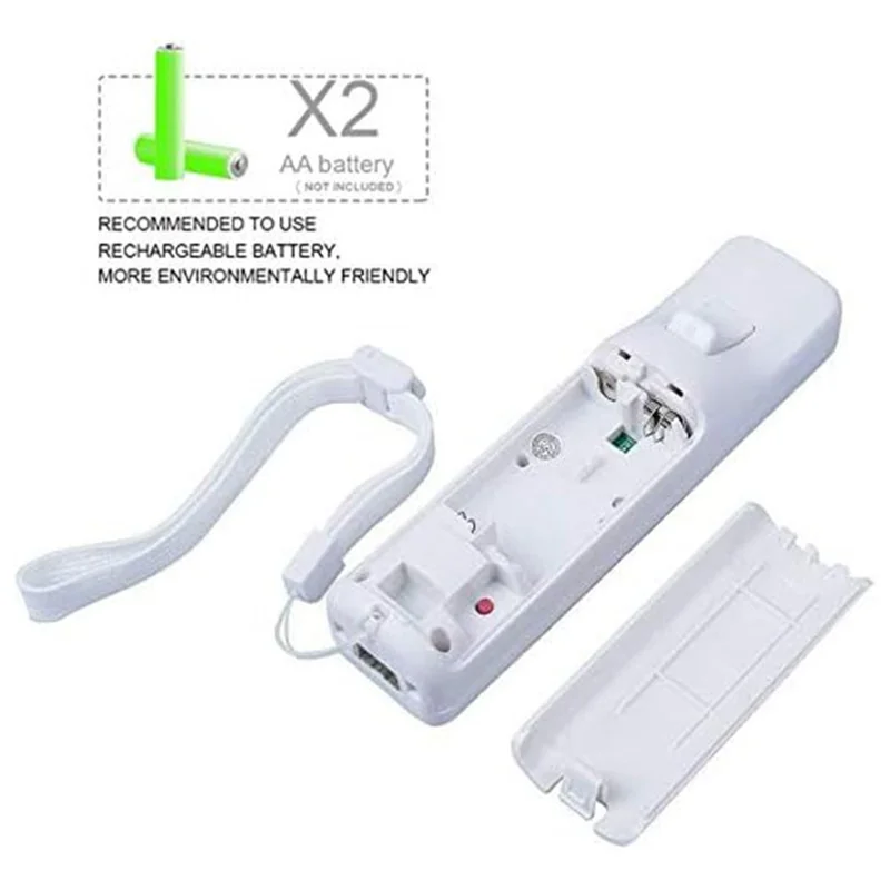 8510 Draadloze 3-assige Controller voor W-II Gameconsoleplatform Gamepad (zonder Versneller) - Wit