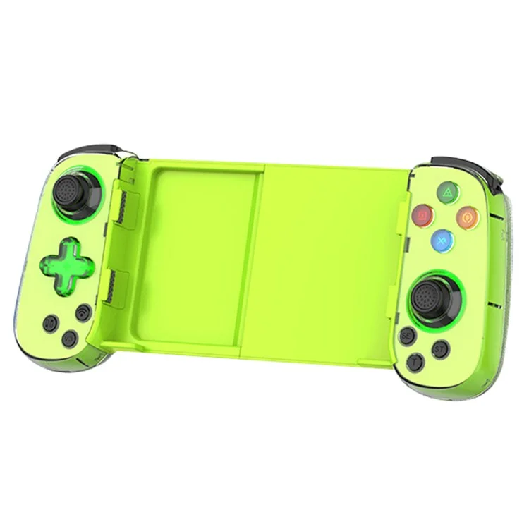 D7 Stretchable Wireless Controller for Game Console Bluetooth-compatible Gamepad Left / Right Hall Rocker Game Handle - Green