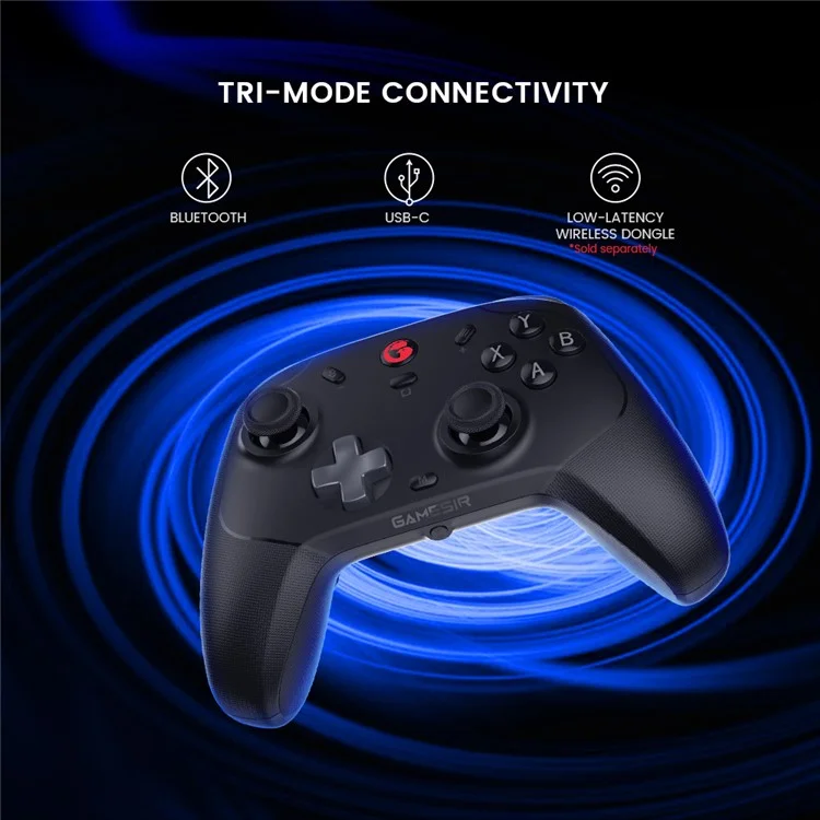 Gamesir T4 Cyclone Pro Bluetooth Wireless Controller Pour PC, Switch, Ios et Android 2.4G Gamepad Avec Hall Effect Joystick