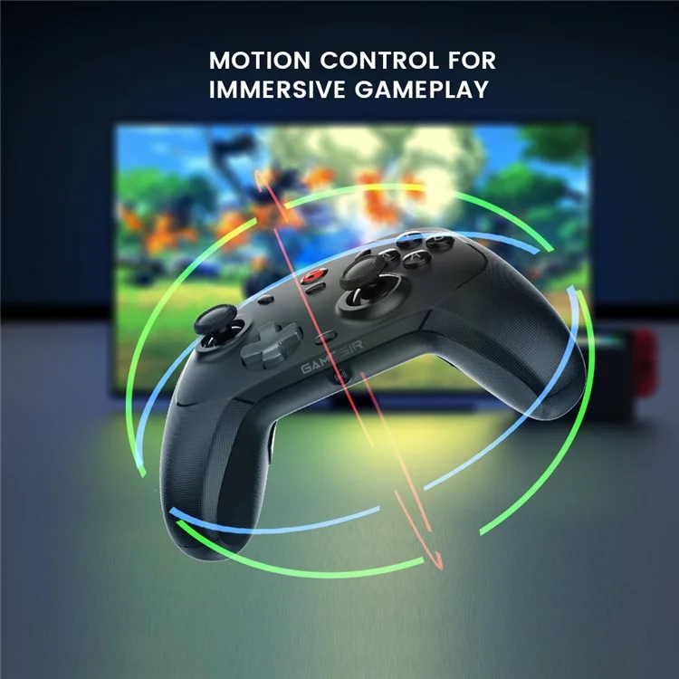 Gamesir T4 Cyclone Pro Bluetooth Wireless Controller Pour PC, Switch, Ios et Android 2.4G Gamepad Avec Hall Effect Joystick