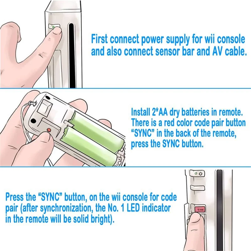 8511 Voor Wii U Draadloze Verbinding Zonder Vertraging Rechts en Links Gamecontroller - Diep Roze