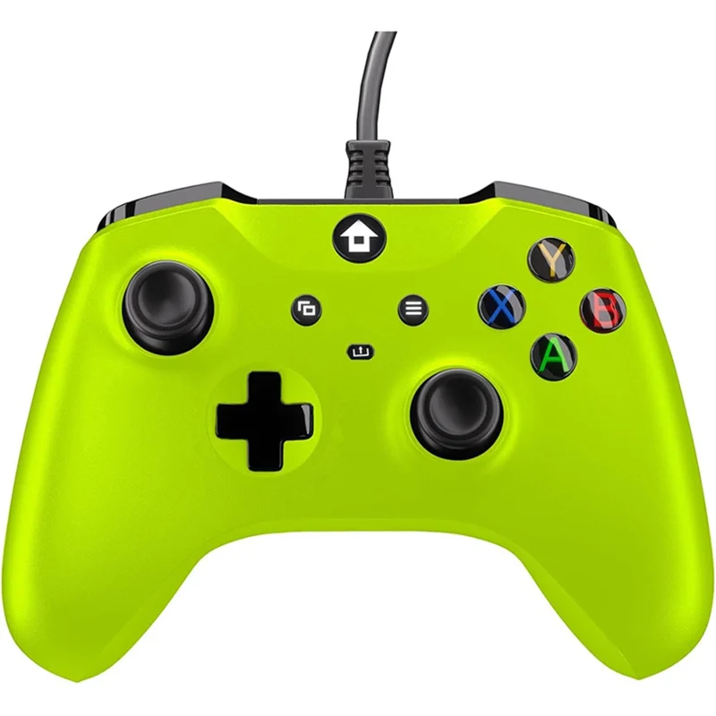 Manette de jeu filaire PC001 PC pour le système Android / Windows Manette de jeu pour la console Nintendo Switch / PS3 Gamepad TV Box - Vert