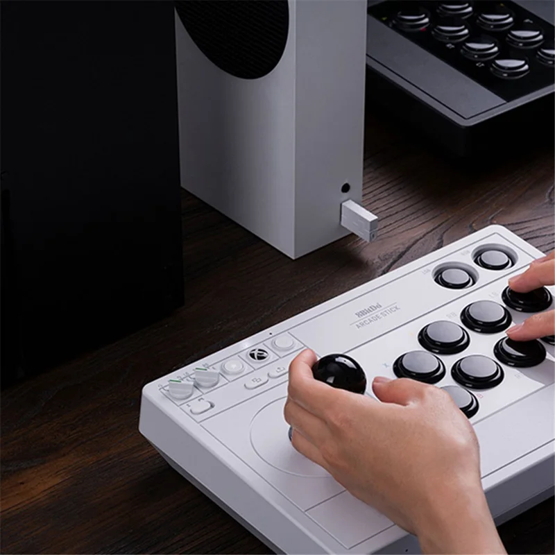 8BITDO Wireless Arcade Stick for Xbox Series X / S Xbox One, Windows Arcade Gaming Joy-Pad with 2.4G Adapter - Black