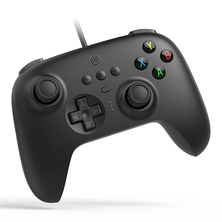8BITDO Ultimate Wired Controller for Windows, Steam Deck, Switch, USB Cabled Handheld Gamepad - Black