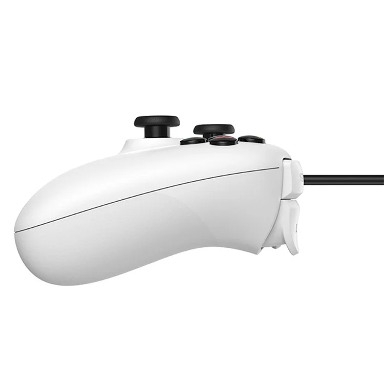 8BITDO Ultimate Wired Controller for Windows, Steam Deck, Switch, USB Cabled Handheld Gamepad - White