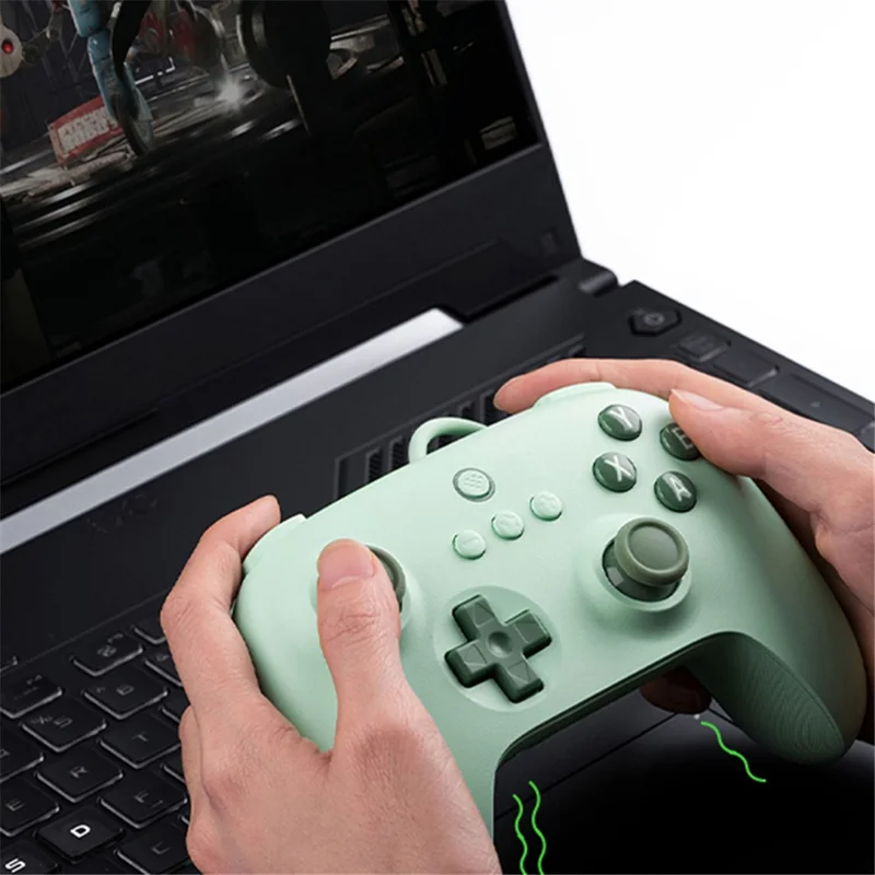 8BITDO Ultimate C Wired Controller USB Cabled Gamepad Compatibility with PC, Android, Raspberry Pi, Steam Deck - Green