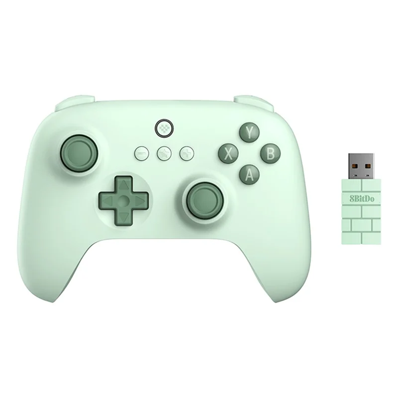8BITDO Ultimate C 2.4G Wireless Controller Compatible with Windows, Android, and Steam Deck with 2.4G Adapter - Green