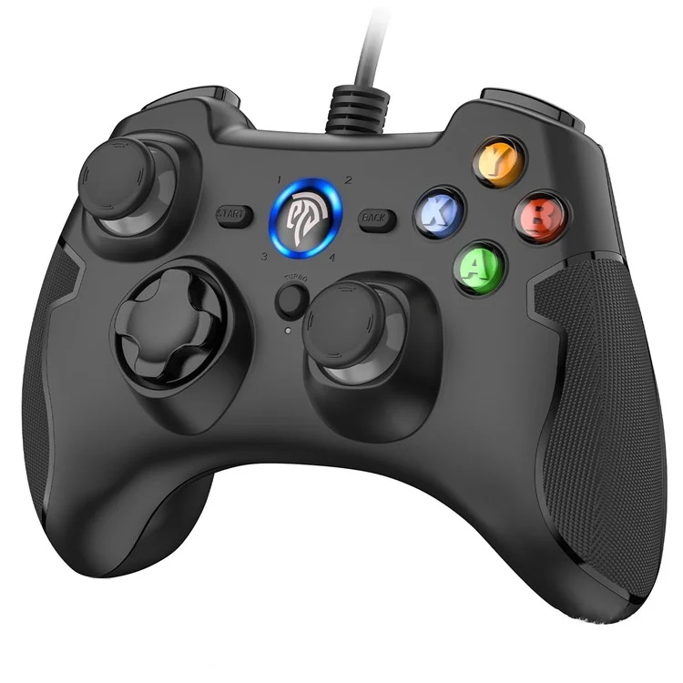 EASYSMX ESM-9100 Wired Controller Handheld Gamepad for PC /  PS3 / TV / Phone - Black