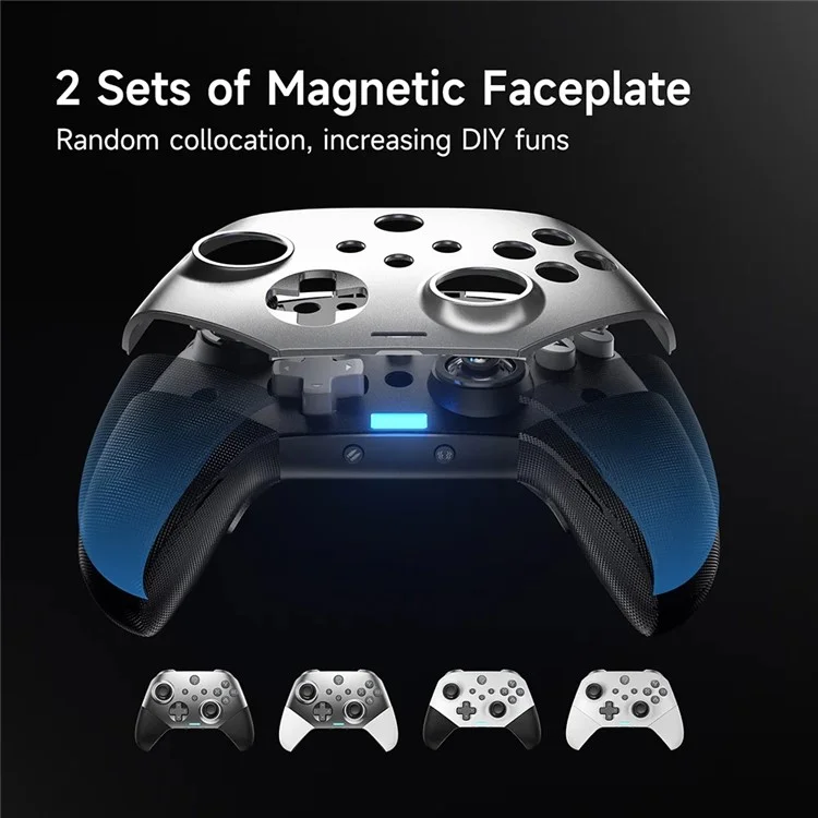 EASYSMX X10 Mechanic Master 2.4G / Bluetooth / Controlador de Juego con Cable Gamepad - Negro