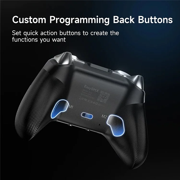 EASYSMX X10 Mechanic Master 2.4G / Bluetooth / Controlador de Juego con Cable Gamepad - Negro