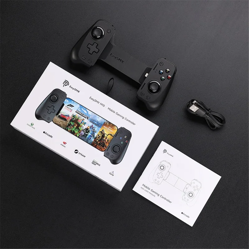 EASYSMX M10 Retractable Phone Gamepad Mobile Game Controller - Type-C