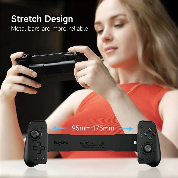 EASYSMX M10 Rétractable Manette de Jeu de Téléphone Mobile - 8Pin