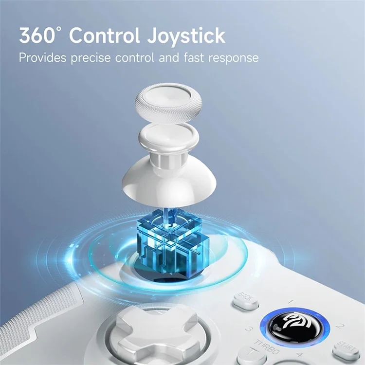 EASYSMX ESM-9100 Pro 2.1m проводной игровой контроллер с функцией турбо - черный