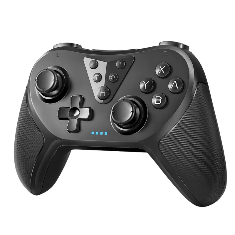 SW001+ Wireless Bluetooth-compatible Controller for Nintendo Switch Gamepad with Vibration, 6-Axis Motion Sensor - Black
