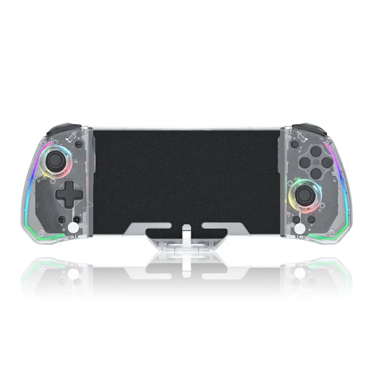 YS43 RGB-Beleuchtung für Switch-Gamepad mit Sechs-Achsen-Bewegungssensor - Transparent
