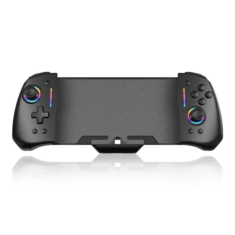 YS43 RGB-Beleuchtung Kabelgebundener Controller für Nintendo Switch Gamepad mit Sechs-Achsen-Bewegungssensor - Schwarz