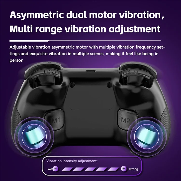Z01 Wireless Bluetooth-compatible Controller for Nintendo Switch, Android, iOS, PC Gamepad with Hall Effect Triggers - Grey