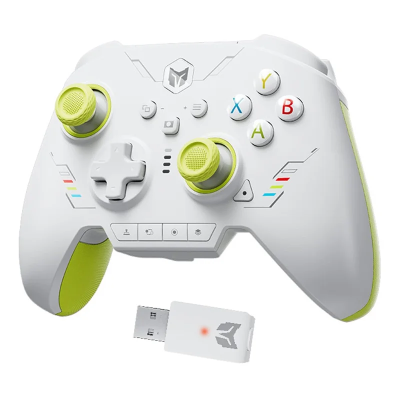 BIGBIGWON RAINBOW2 SE Consola de Juegos Inalámbrica con Controlador de Efecto Hall para Switch / PC / Android / iOS - Verde