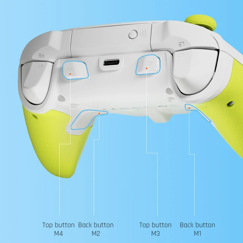 BIGBIGWON RAINBOW2 SE Consola de Juegos Inalámbrica con Controlador de Efecto Hall para Switch / PC / Android / iOS - Verde