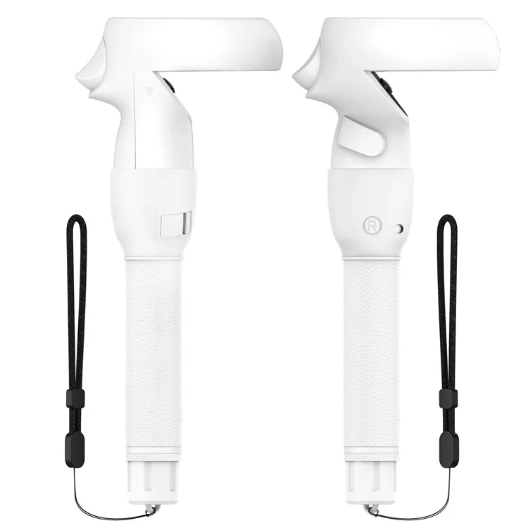 1 Paire Pour Meta Quest 2 VR Extension Grips - Blanc