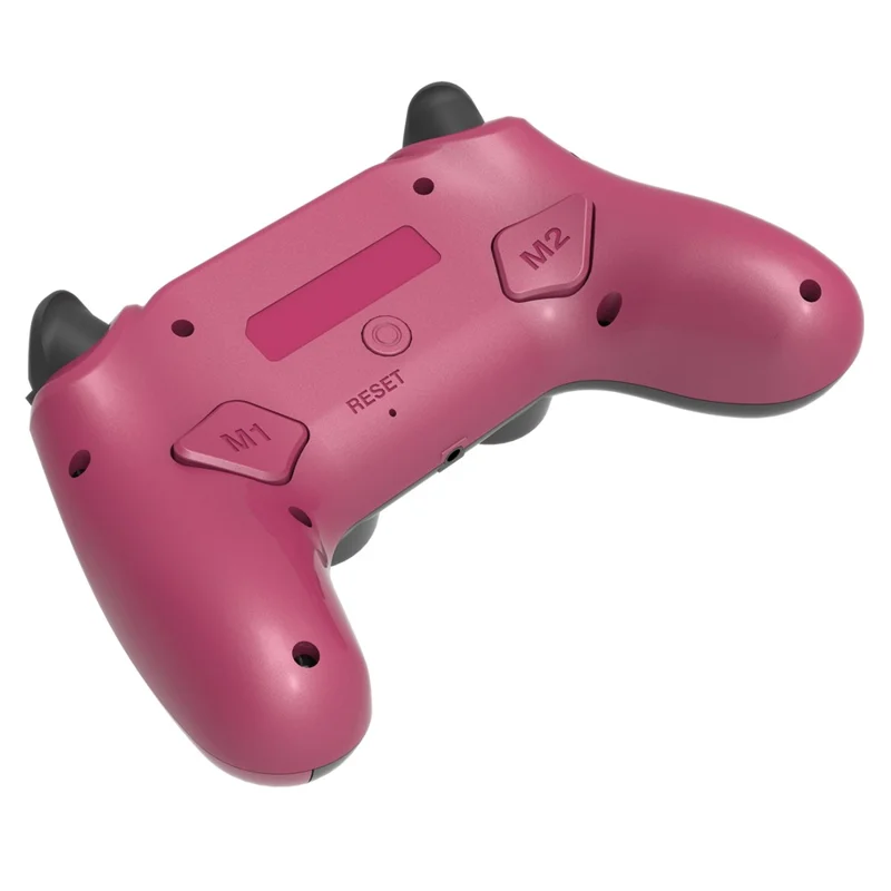 TOPWOLF HS-PS4252 Para Controlador Bluetooth PS4 PC Programável com Vibração Dual Gamepad - Roxo