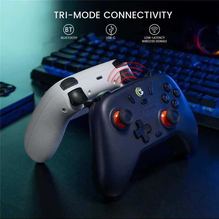 GAMESIR Nova Lite  Hand Grip Bluetooth-compatible Game Controller for Nintendo Switch PC - White