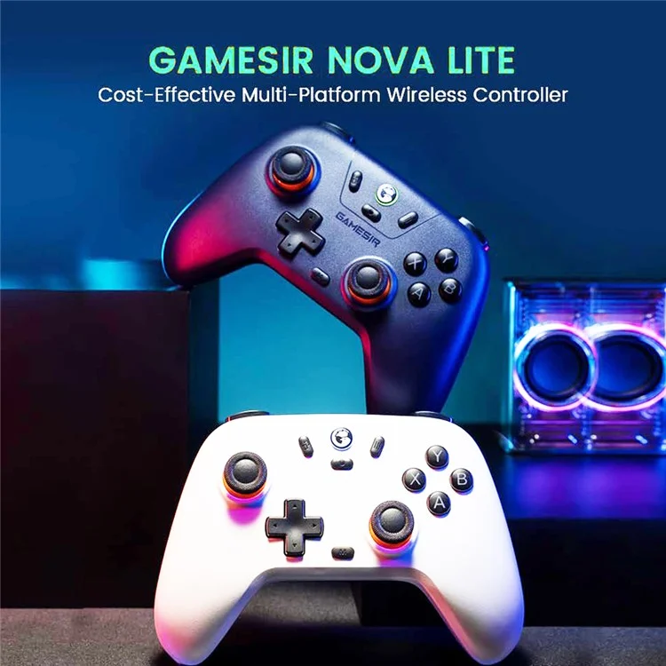 GAMESIR Nova Lite  Hand Grip Bluetooth-compatible Game Controller for Nintendo Switch PC - White