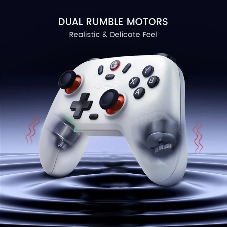 GAMESIR Nova Lite  Hand Grip Bluetooth-compatible Game Controller for Nintendo Switch PC - White