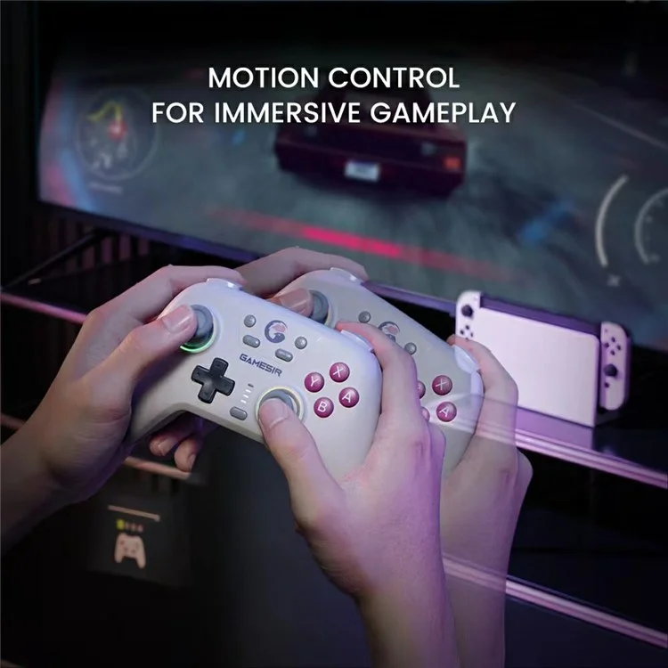 GAMESIR Nova Bluetooth / 2.4G Sem Fio / Gamepad com Fio Função Turbo - Verde Transparente
