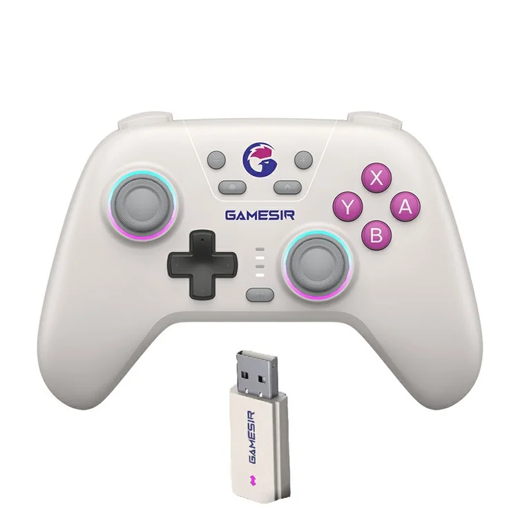 GAMESIR Nova Bluetooth-compatible / 2.4G Wireless / Wired Gamepad Turbo Function Game Controller - White