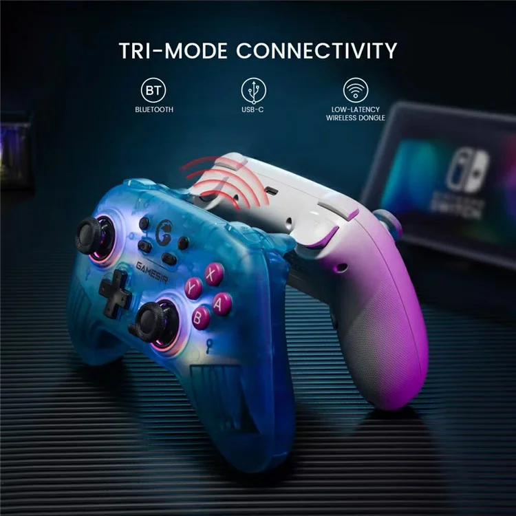 GAMESIR Nova Bluetooth-compatible / 2.4G Wireless / Wired Gamepad Turbo Function Game Controller - White
