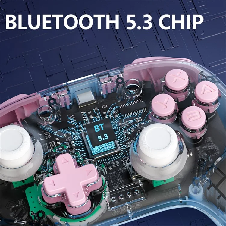 AOLION ALNS2288 600mAh Wireless Controller for Nintendo Switch with Wake-up Turbo Vibration - Yellow