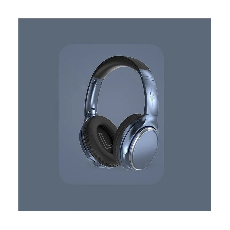 VJ901 Bluetooth-compatible 5.0 Headphones Wireless Over Ear Headset - Blue