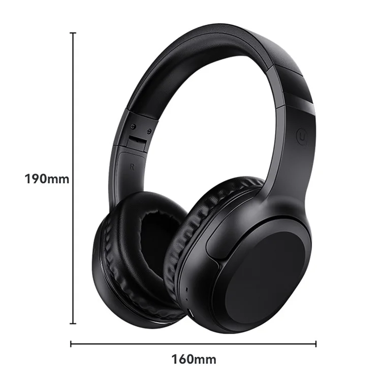 USAMS YG23 Fones de Ouvido Bluetooth 5.3 Over Ear Headset com Até 40H de Duração da Bateria