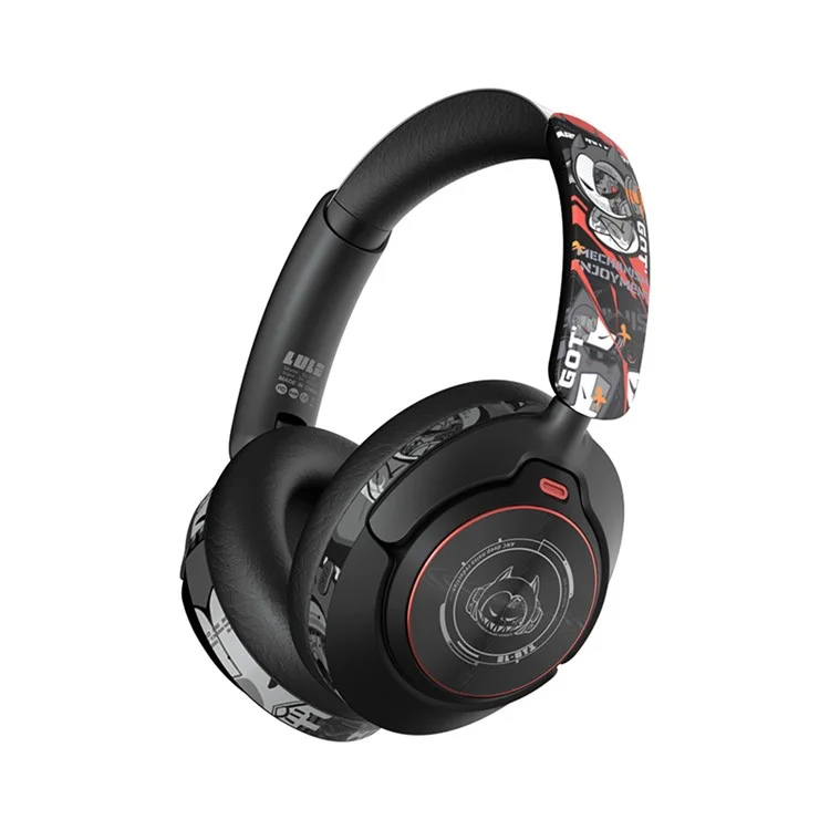 GT1 Bluetooth-compatible 5.4 Wireless Headset ANC Noise Reduction Gaming Headphones - Black